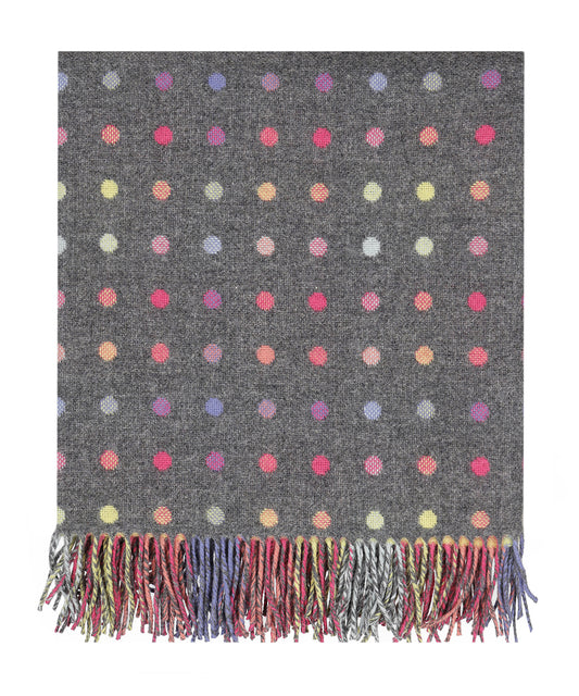 Lambswool Throw Blanket 140x180 cm | Grey
