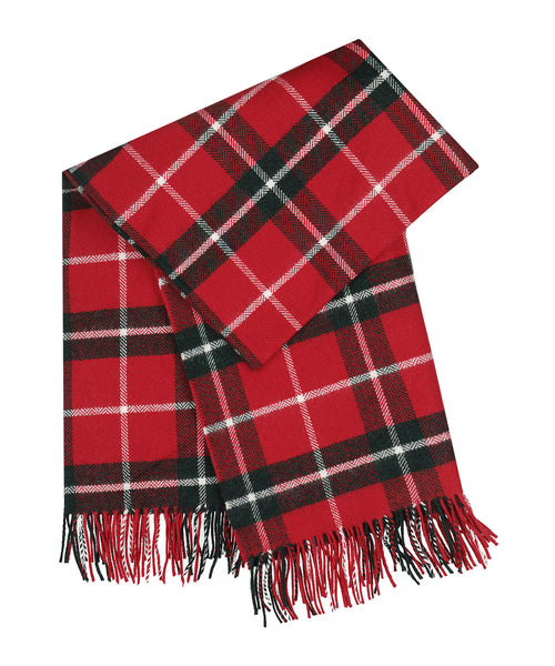 Plaid Lamswol 140x180 cm | Rood
