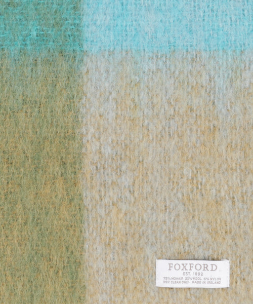 Sjaal Mohair 28X210 CM | Blauw