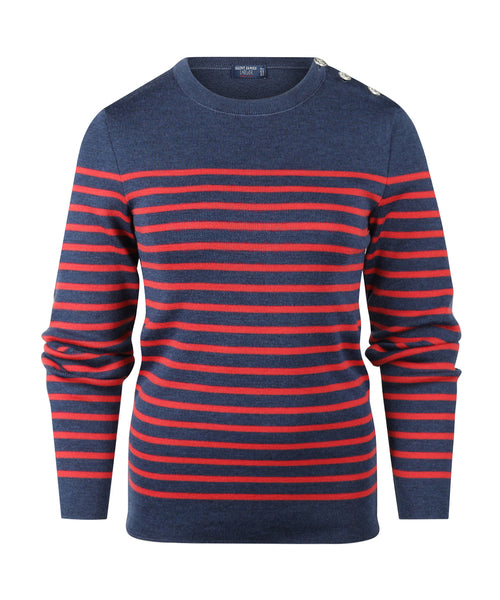 Saint James Pullover Maree IIR | Blauw