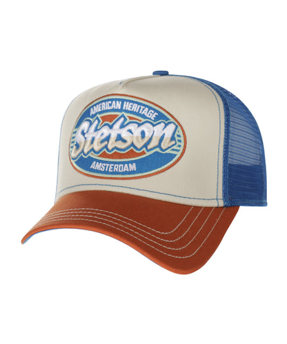 Trucker Cap Store Amsterdam | Beige Burnt Orange