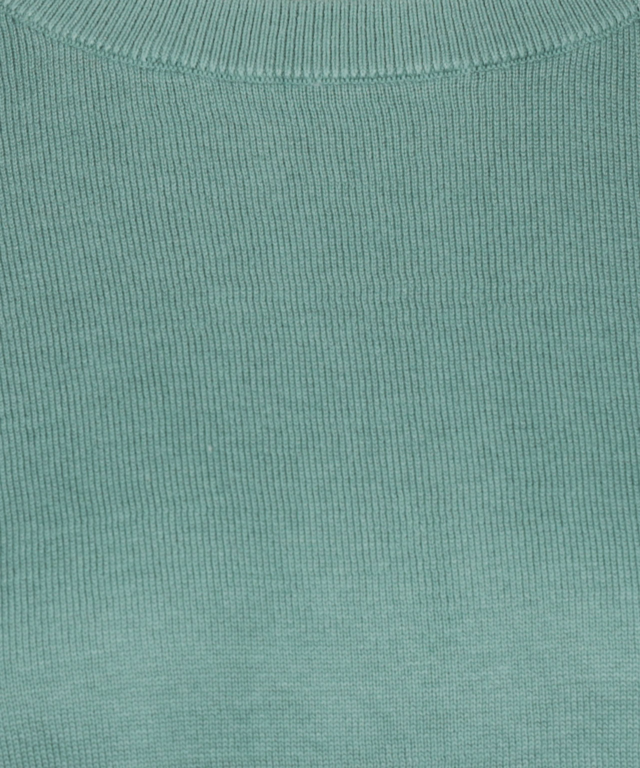 Basic Damenpullover mit kurzen Ärmeln | Grün