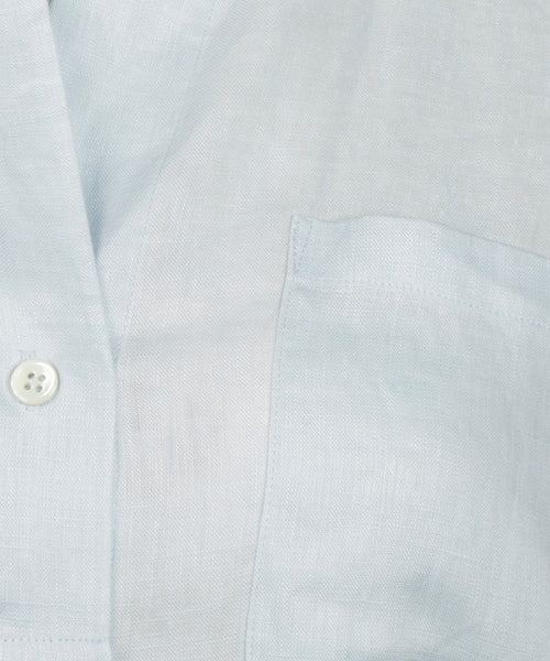 Repeat Linen Women's Blouse | Blue