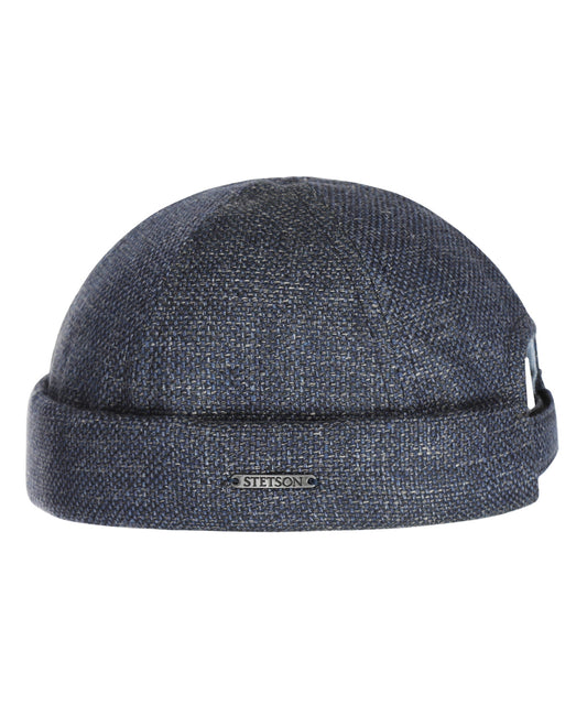 Stetson Docker Schurwolle/Leinen | Blau