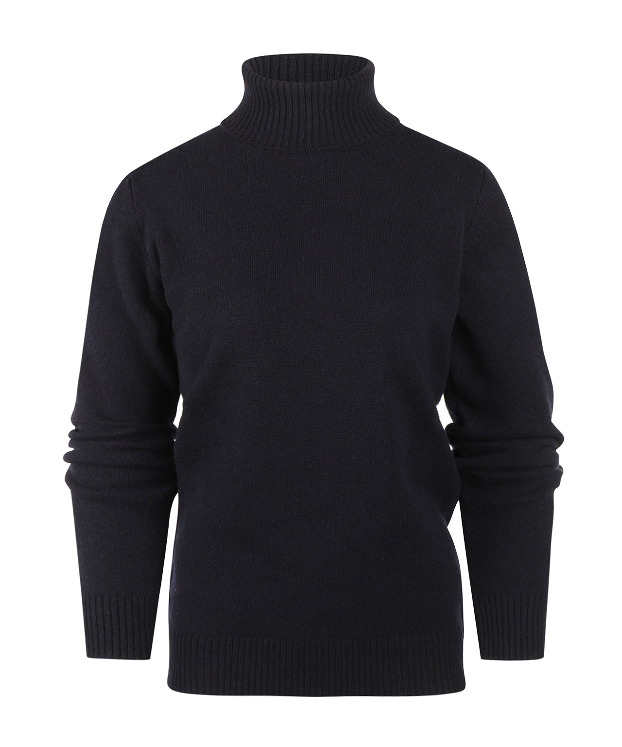 William Lockie Damen Kol Lammwolle | Marineblau