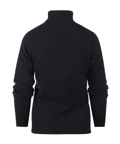 William Lockie Damen Kol Lammwolle | Marineblau