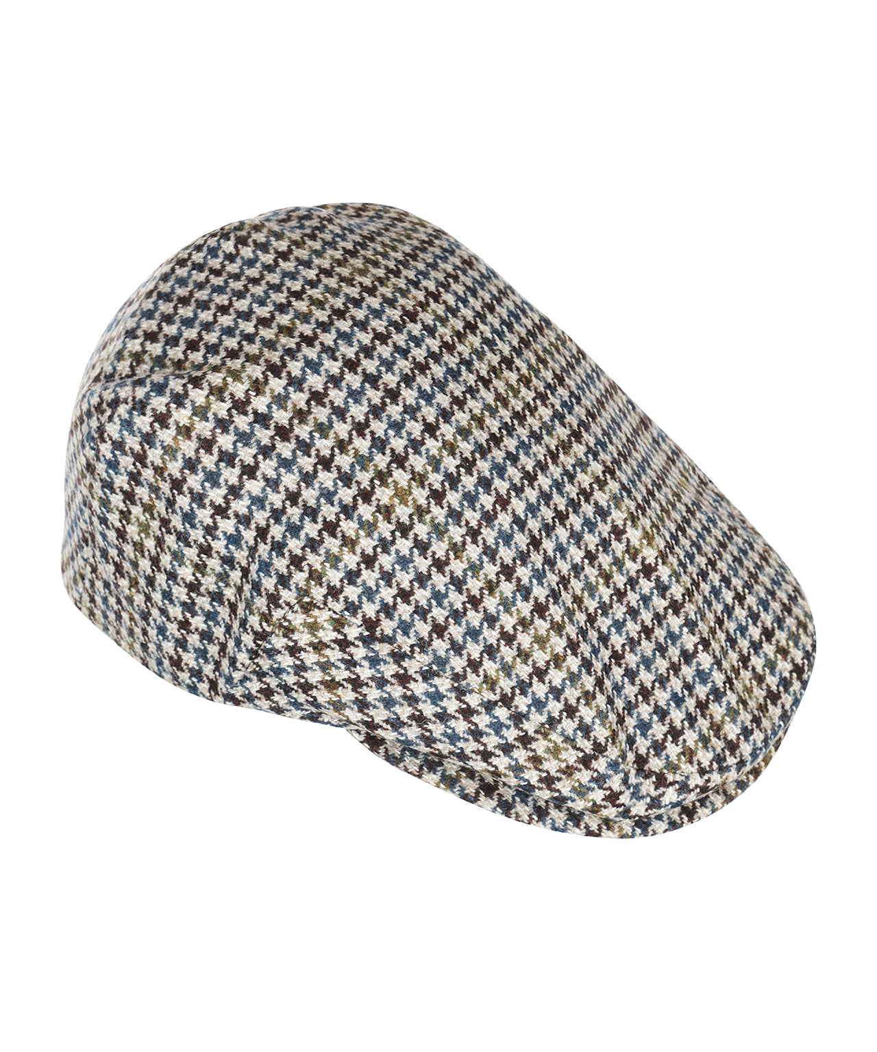 Klassieke Cap | Blauw Wit Houndstooth