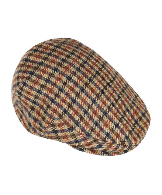 Klassieke Cap | Beige Navy Houndstooth