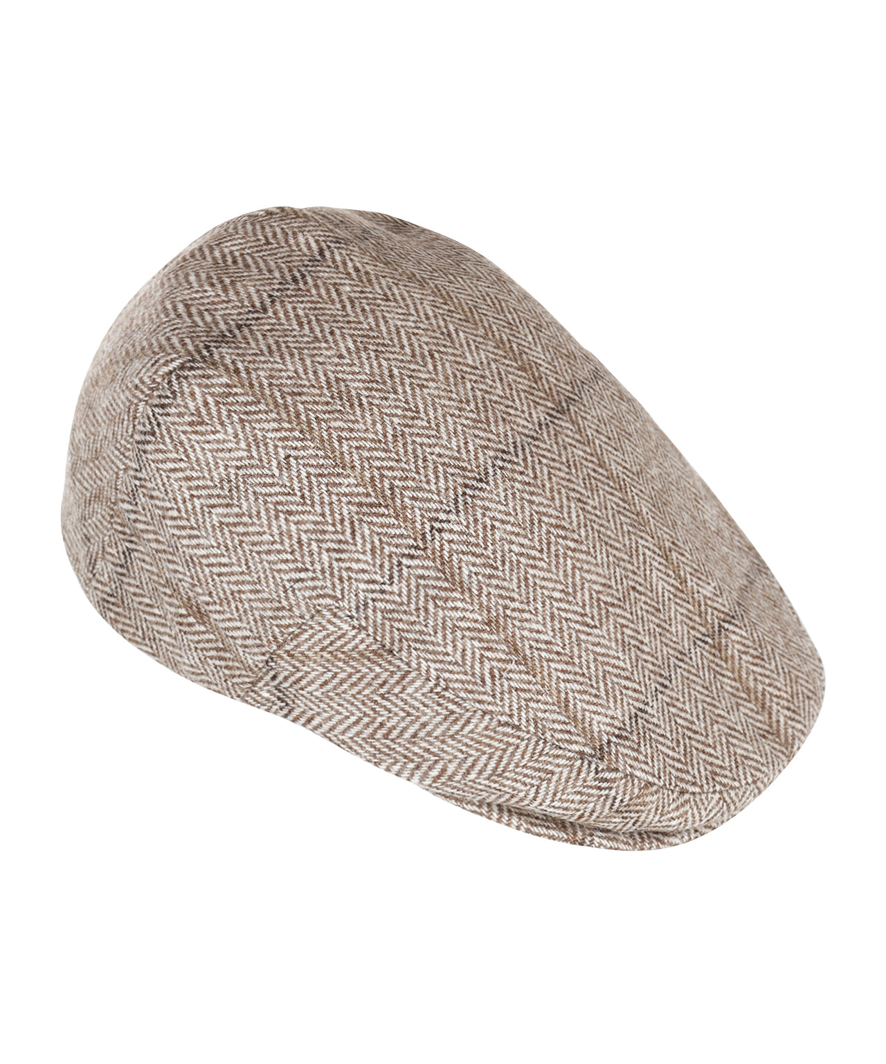 Klassieke Cap | Beige Wit Houndstooth