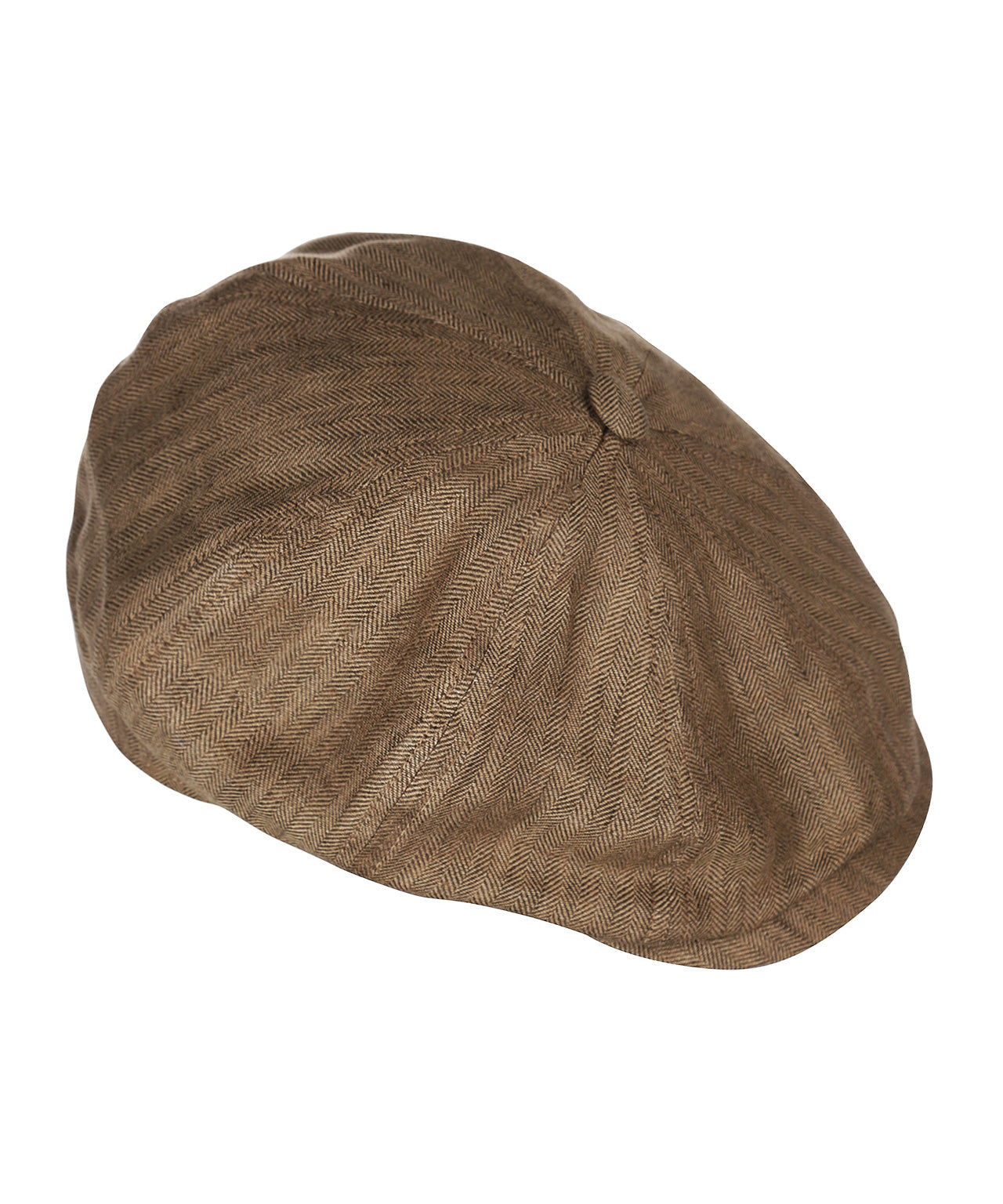 Ballon Cap 100% Linnen | Bruin