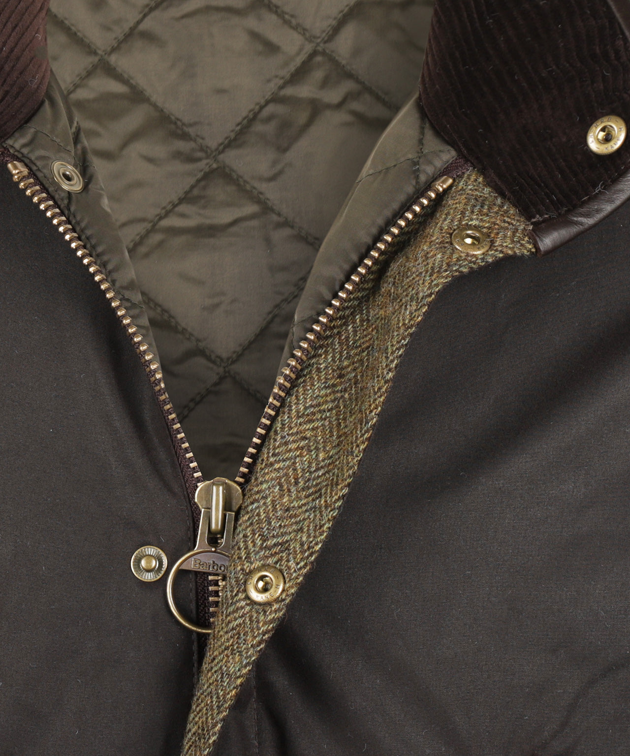 Barbour Jacke Hereford Wax | Braun
