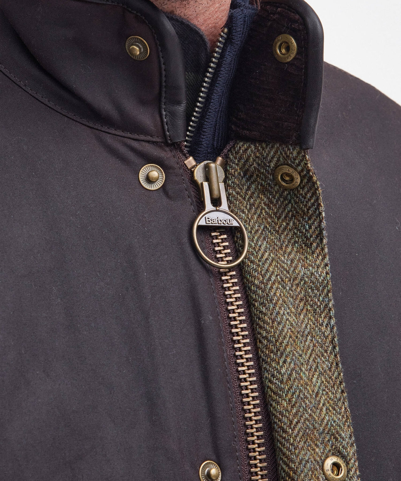 Barbour Jacke Hereford Wax | Braun