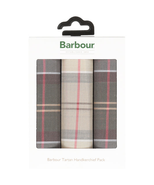 Barbour Taschentücher, 3er-Packung | Taschentuch-Check