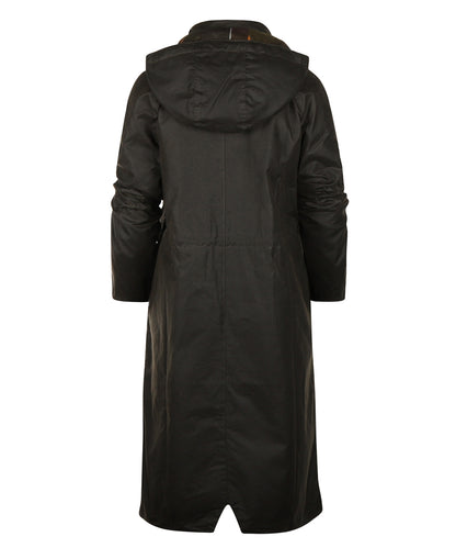 Barbour Long Cannich Wachsjacke Damen | Grün