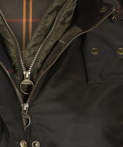 Barbour Long Cannich Wachsjacke Damen | Grün