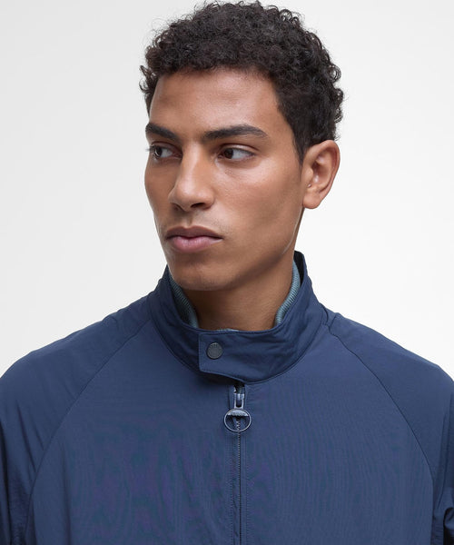 Barbour Summer Royston Showerproof Jacket | Navy Blue