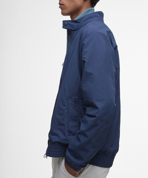 Barbour Summer Royston Showerproof Jacket | Navy Blue