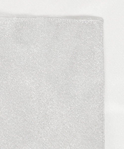 Festive Pocket Square | Silver