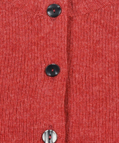 Harley of Scotland Women's Button Cardigan | Purple