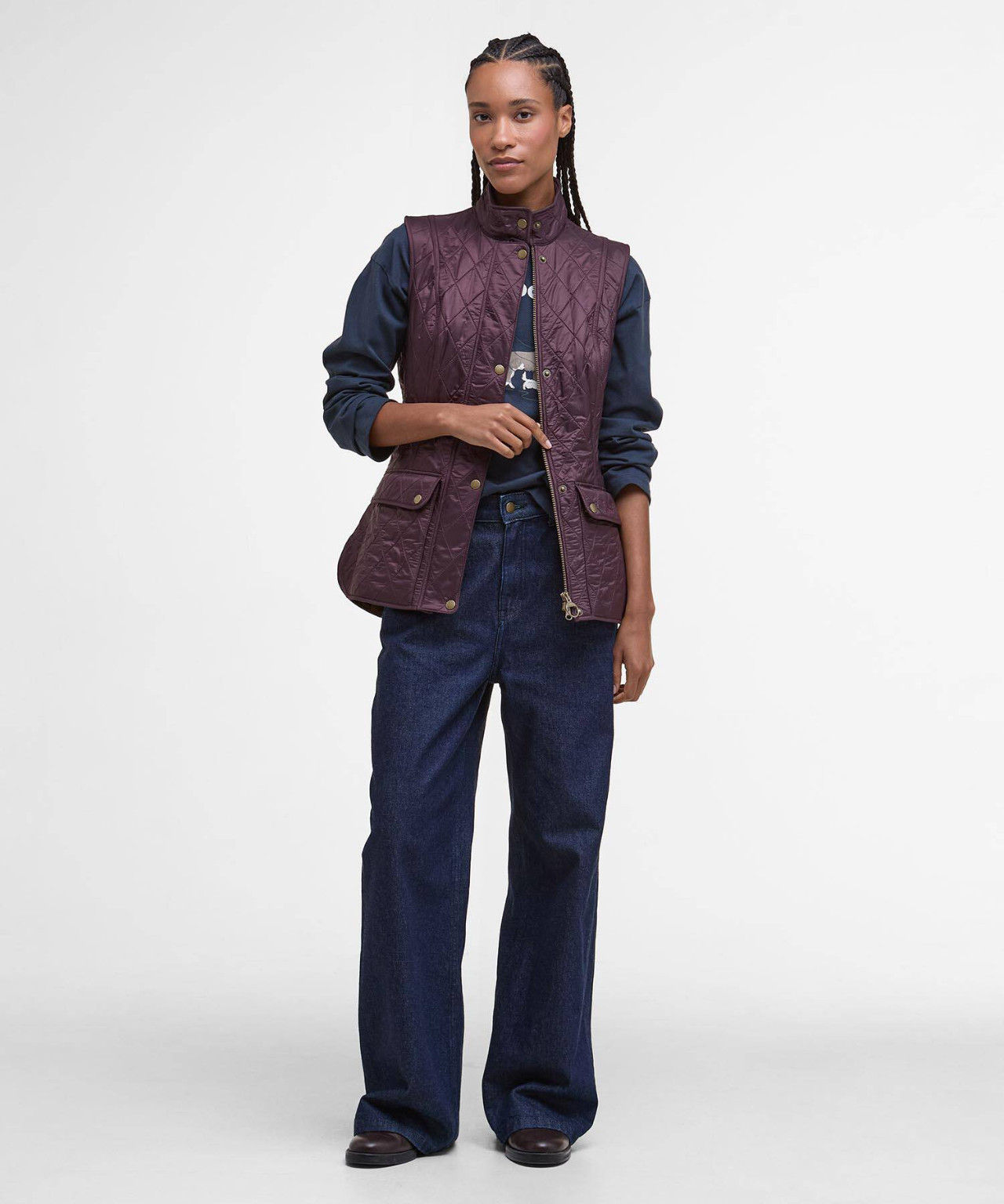 Barbour Damen Wray Steppweste | Rosa
