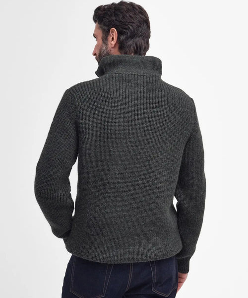 Barbour New Tyne Half Zip Jumper | Green