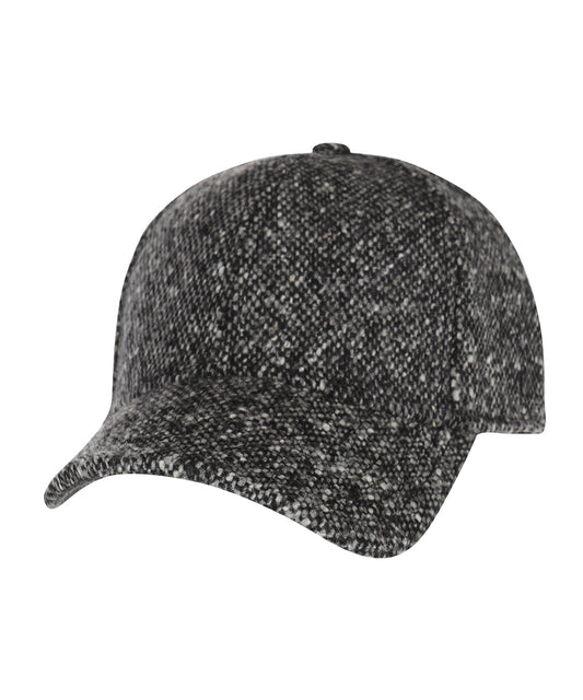 Stetson Baseball Cap Donegal Tweed | Grey