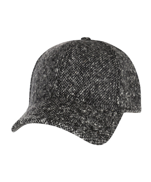 Stetson Baseball Cap Donegal Tweed | Grijs