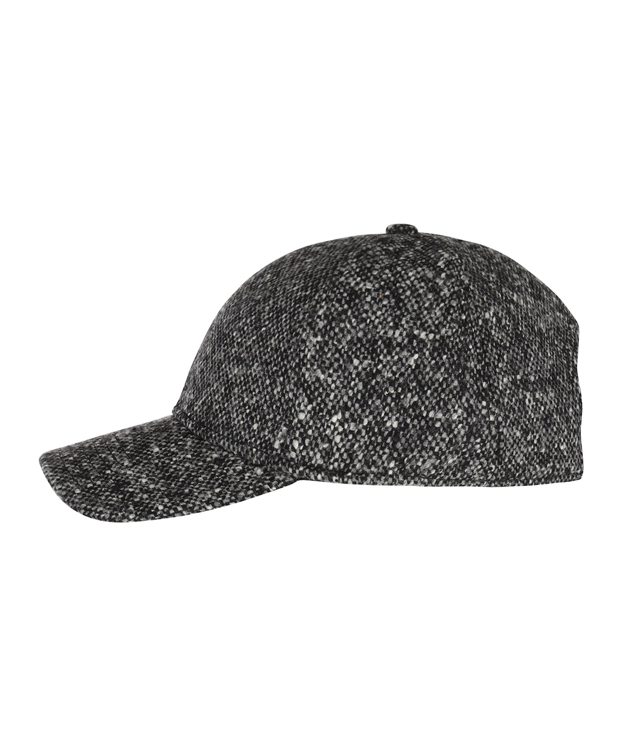 Stetson Baseballkappe aus Donegal Tweed | Grau