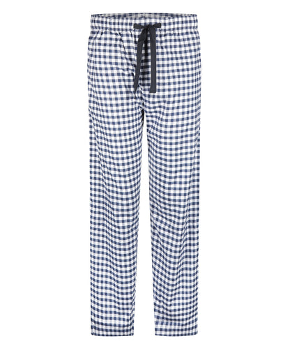 Katoen Flannellen Pyjamabroek | Donker Blauw Ruit
