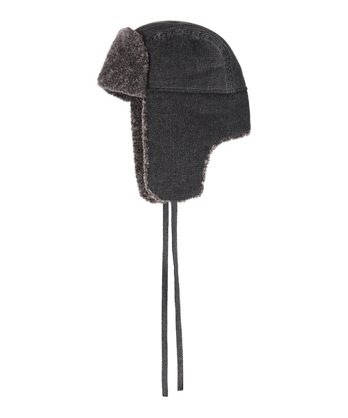 Stetson Bomber Cap Denim Garage Theme | Zwart