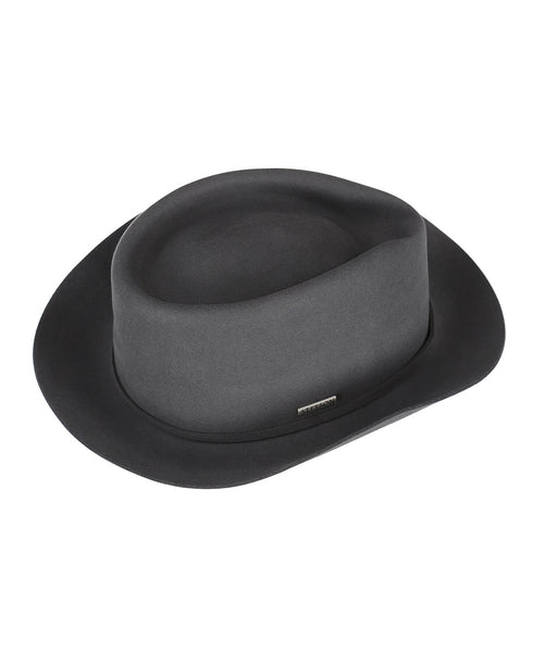 Stetson Pork Pie Soft Felt | Grijs