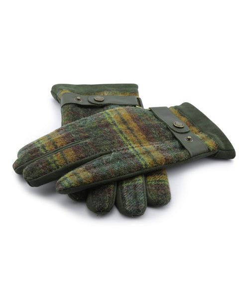 Stetson Gloves Goat Suede/Wool | Olive Green