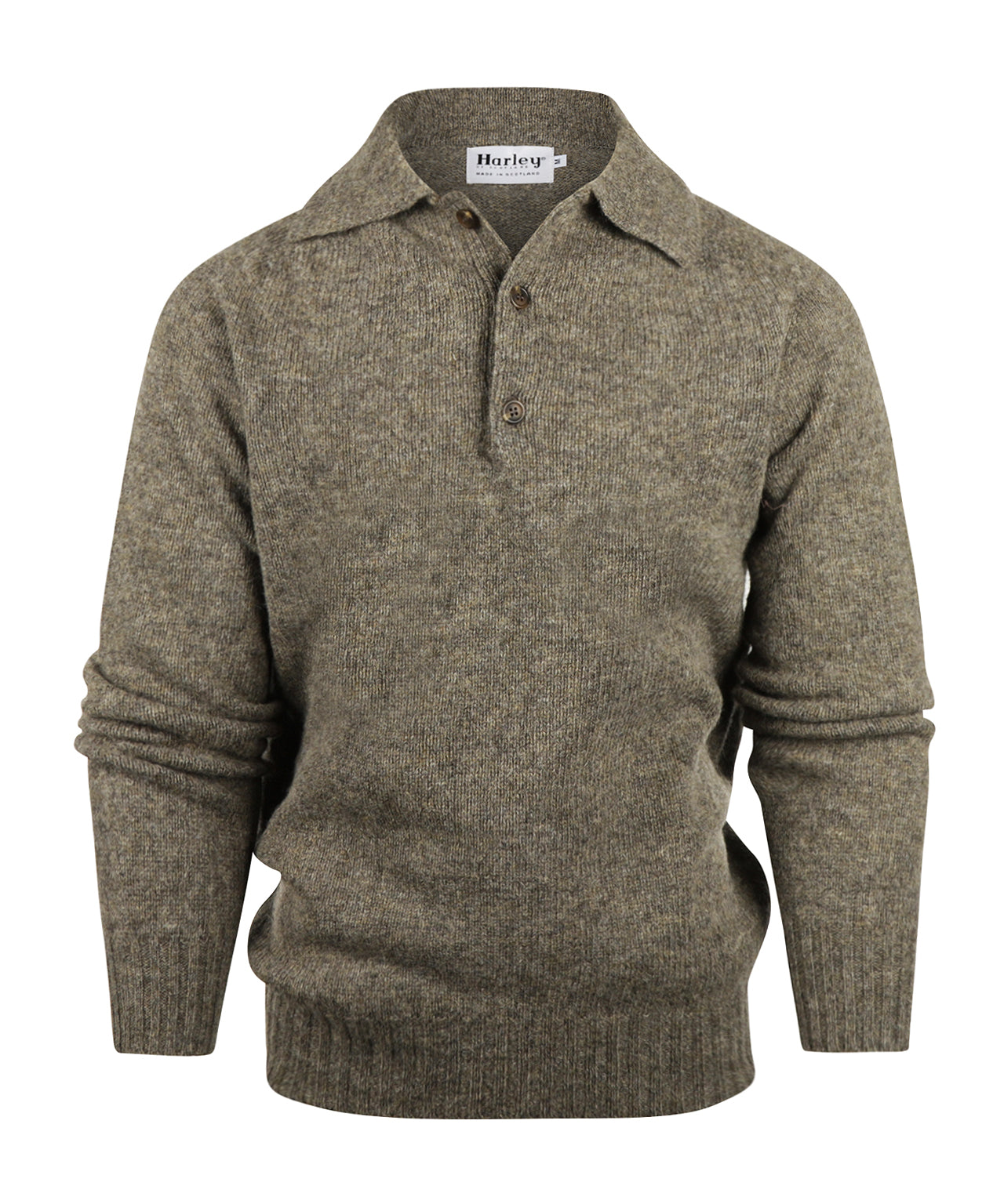 Harley of Scotland Polo-Pullover | Braun