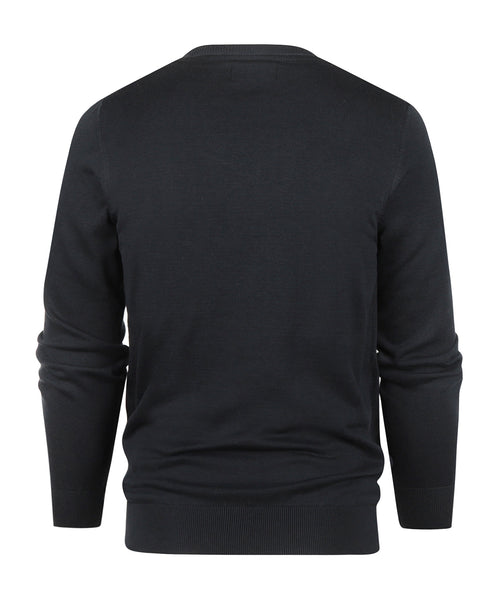 Barbour Pima Cotton Crew Neck | Navy Blue