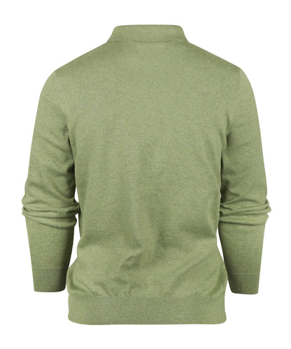 Pima Cotton Knitted Polo | Laurel Green
