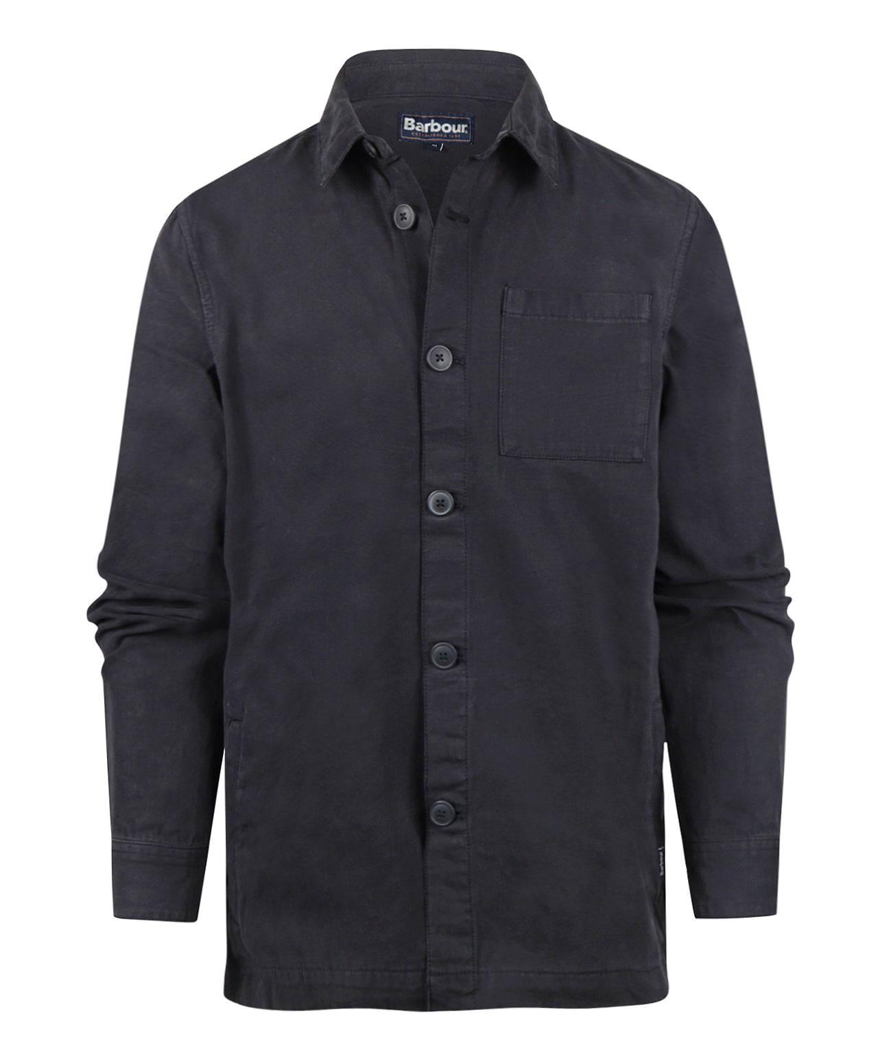 Barbour Regular Washed Overshirt | Marineblau