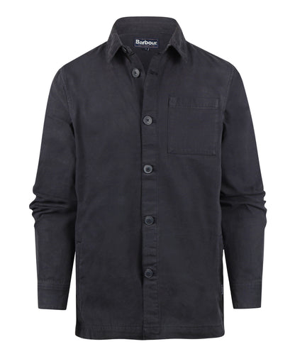 Barbour Regular Washed Overshirt | Marineblau