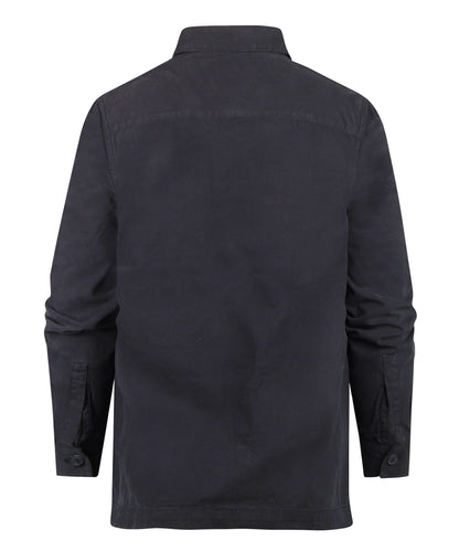 Barbour Regular Washed Overshirt | Marineblau
