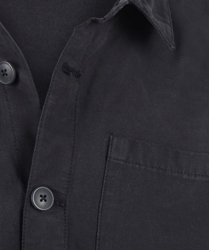Barbour Regular Washed Overshirt | Marineblau