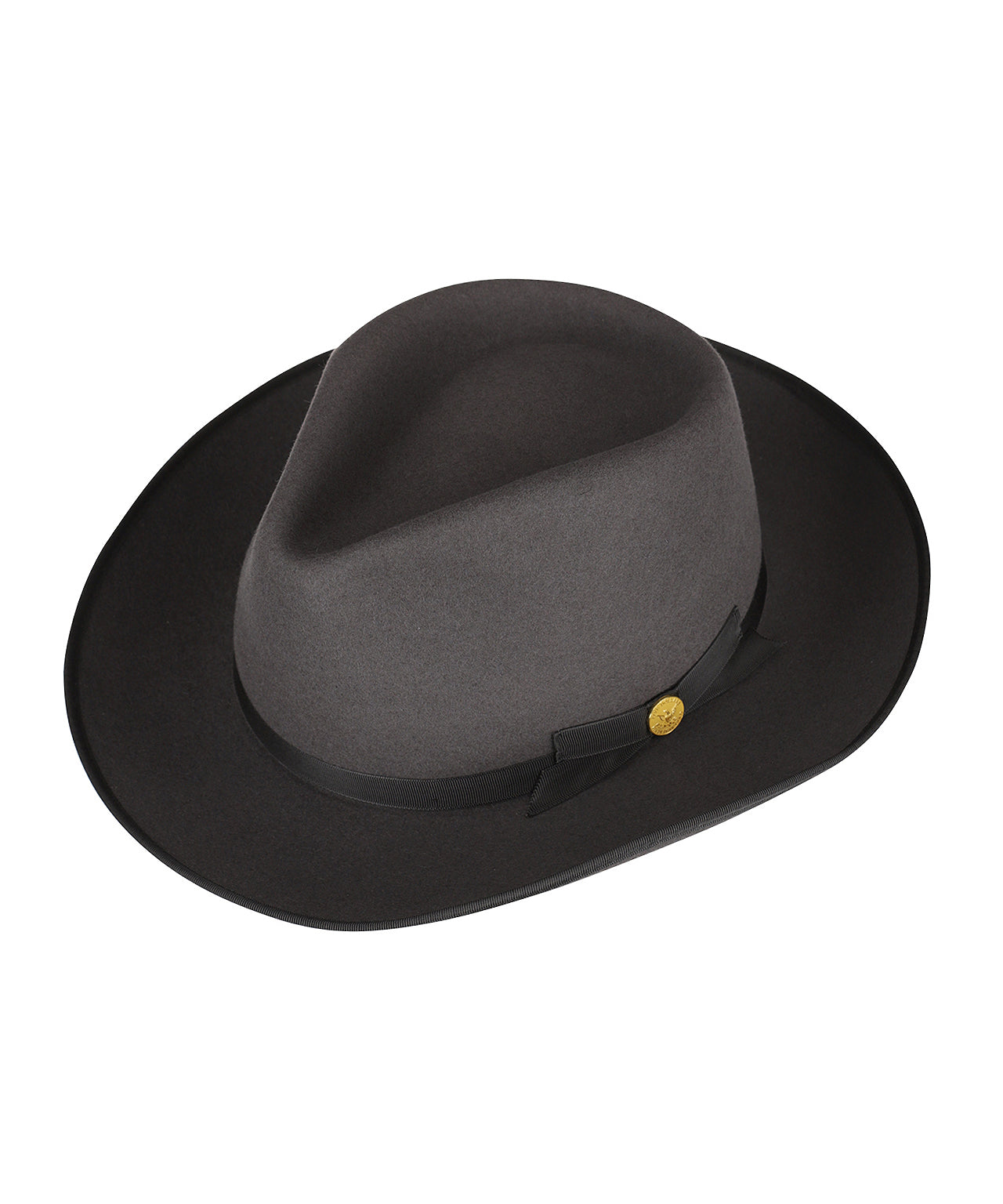 Stetson Fedora Furfelt 160Y | Anthracite Grey