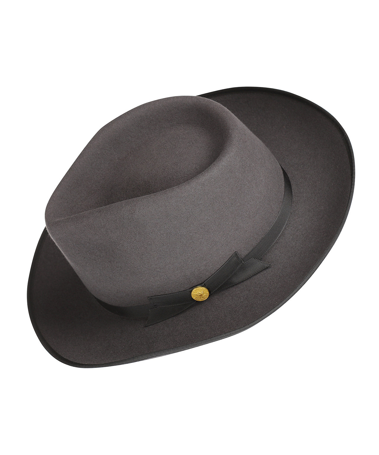 Stetson Fedora Furfelt 160Y | Anthracite Grey