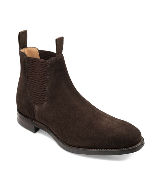Loake Chatsworth Chelsea Boot Suede | Brown