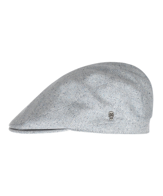 Klassieke Cap 100% Zijde | Licht Blauw Grijs