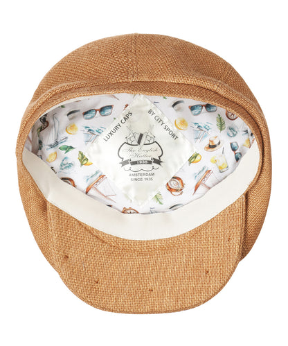 Ballon Cap 100% Jute | Oranje Bruin