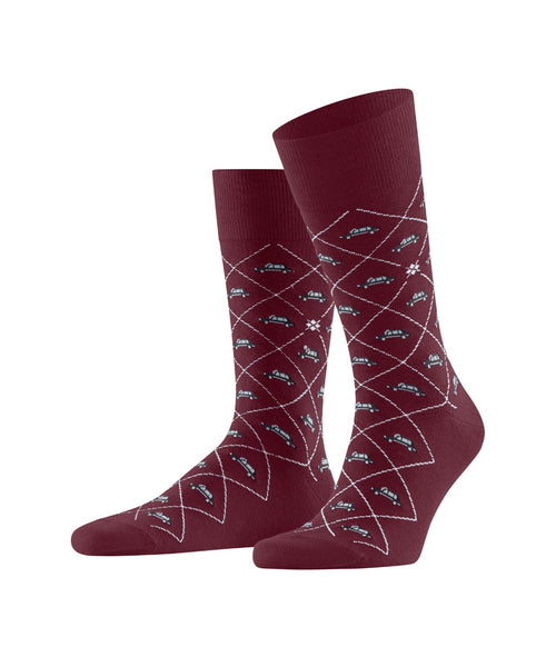 Burlington Socks Black Cab | Red