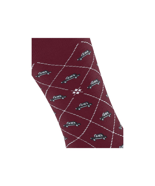 Burlington Socks Black Cab | Red