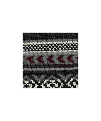Burlington Fair Isle Socke | Schwarz