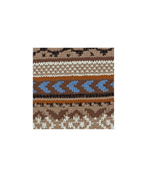 Burlington Fair Isle Sok | Bruin