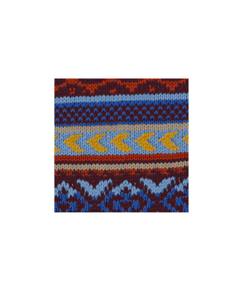 Burlington Fair Isle Sock | Red
