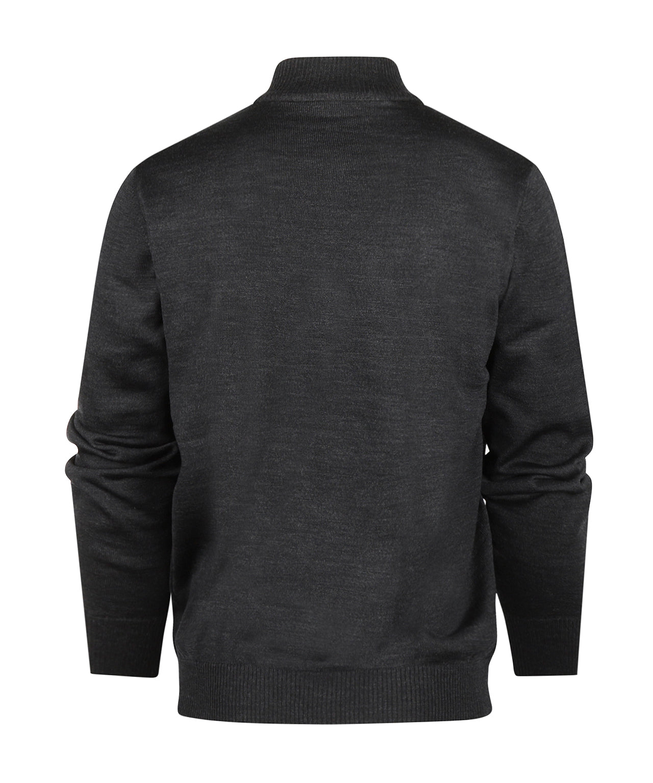 Maerz Pullover mit halbem Reißverschluss | Holzkohle